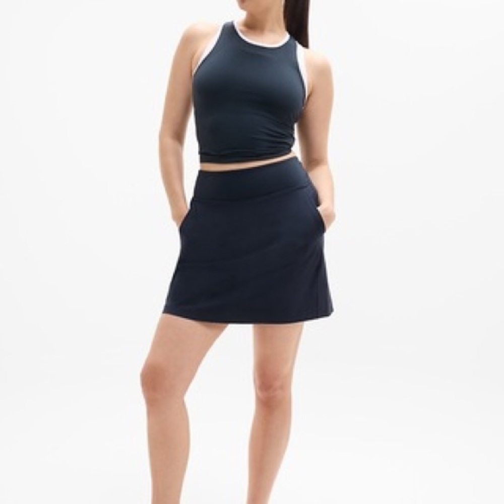 Athleta Navy Athletic Skort